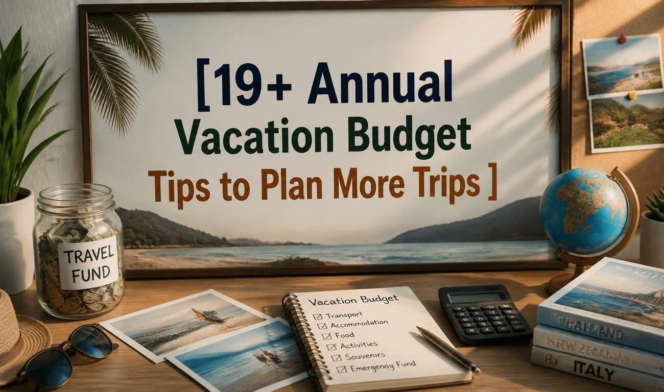 19+ Annual Vacation Budget Tips to Plan More Trips