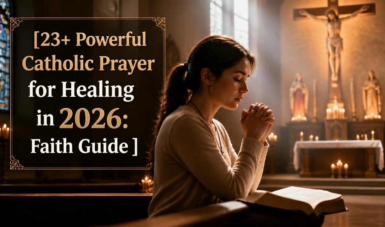 23+ Powerful Catholic Prayer for Healing in 2026: Faith Guide