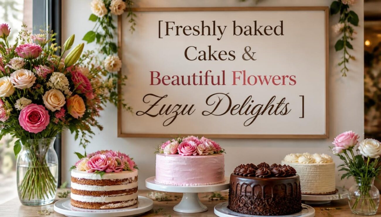 Freshly baked Cakes & Beautiful Flowers | Zuzu Delights