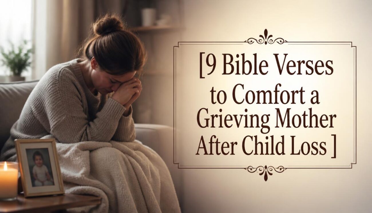 9 Bible Verses to Comfort a Grieving Mother After Child Loss