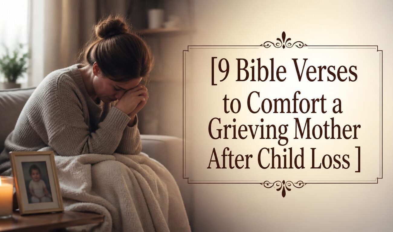 9 Bible Verses to Comfort a Grieving Mother After Child Loss