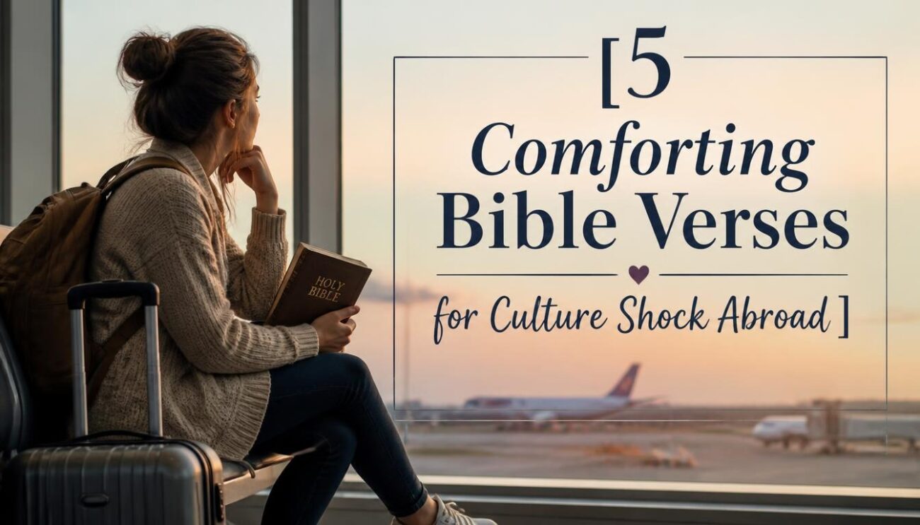5 Comforting Bible Verses for Culture Shock Abroad