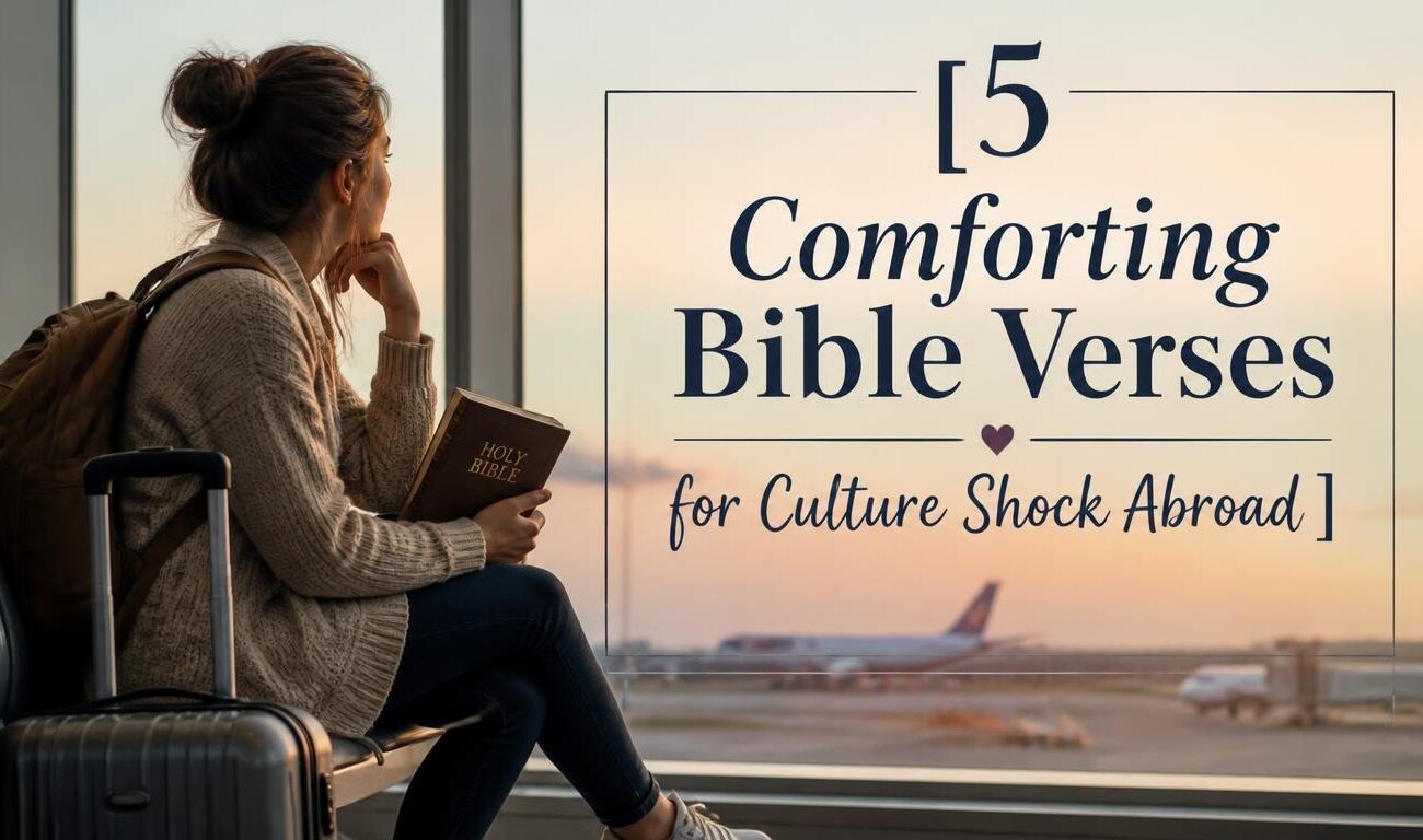 5 Comforting Bible Verses for Culture Shock Abroad