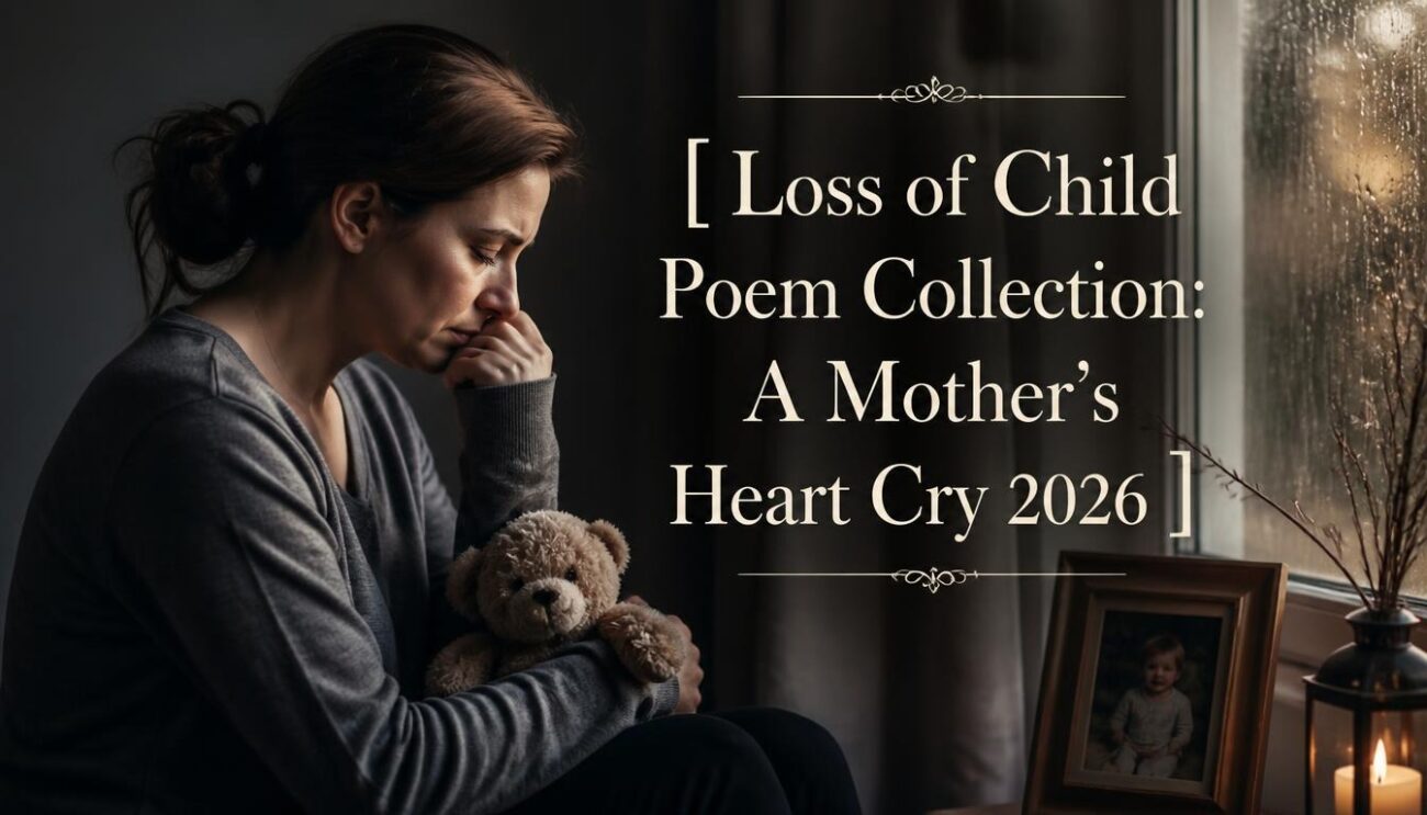 Loss of Child Poem Collection: A Mother's Heart Cry 2026
