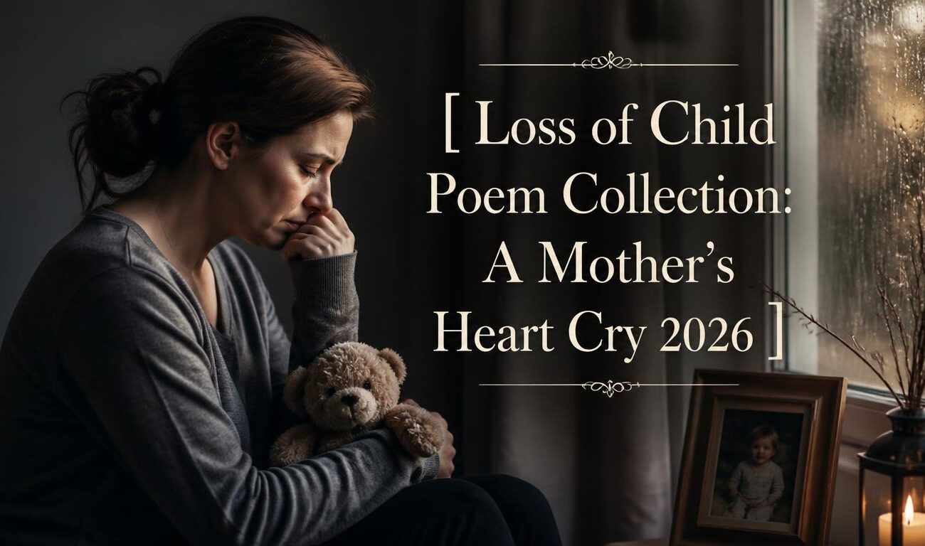 Loss of Child Poem Collection: A Mother’s Heart Cry 2026