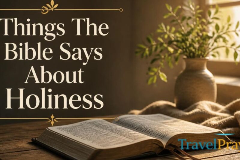 Things The Bible Says About Holiness