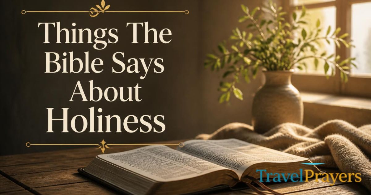 Things The Bible Says About Holiness